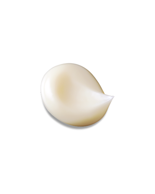 Photo of glossy cream texture with a rich finish.