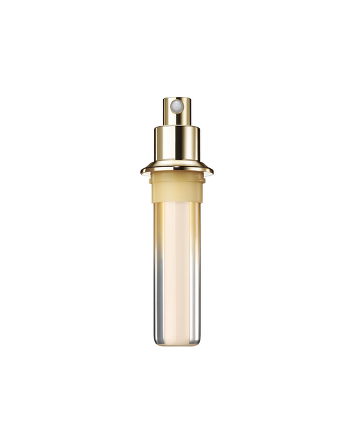 Photo of "FIRMING SERUM SUPREME " in a refill container with a gold pump. SIZE : 40ml refill