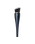 Photo of “HIGH COVERAGE FOUNDATION BRUSH” featuring a sleek, blue-black handle with a gold brand logo, and dense, slanted bristles.