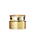Photo of "PRECIOUS GOLD VITALITY MASK", a luxurious gold jar paired with a translucent gold lid. SIZE:75ml