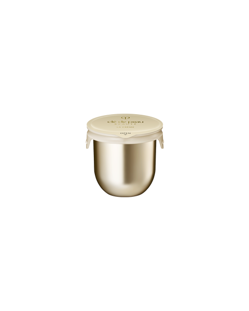 Photo: "LA CRÈME" refill housed in a dedicated cartridge with an inner lid.SIZE:30ml refill