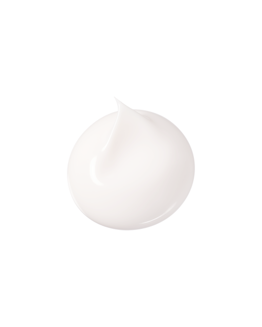 Photo of the silky, smooth white cream texture.