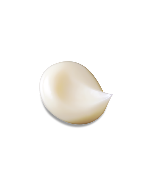 Photo of glossy cream texture with a rich finish.