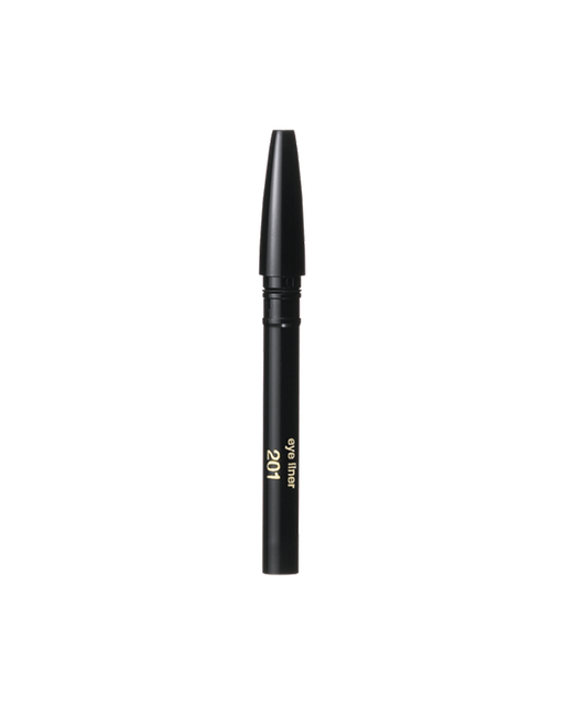 Photo of an "EYELINER PENCIL (CARTRIDGE)"in a slim black cartridge. Shade: 201-Black.