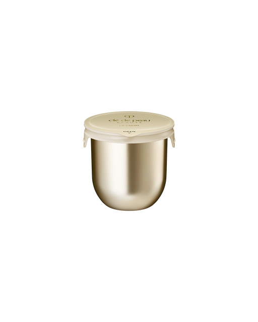 Photo: "LA CRÈME" refill housed in a dedicated cartridge with an inner lid.SIZE:50ml refill