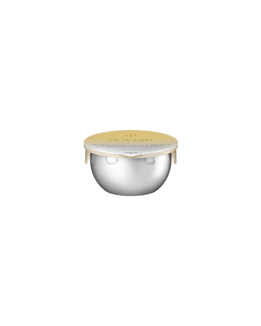 Photo of "EYE CONTOUR CREAM SUPREME" refill housed in a dedicated cartridge with an inner lid. SIZE:15ml refill