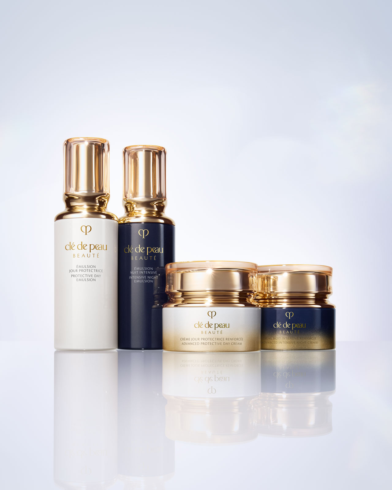 Clé de Peau Beauté Key Radiance Care - Day & Night Emulsion and Cream - for protection and replenishment.