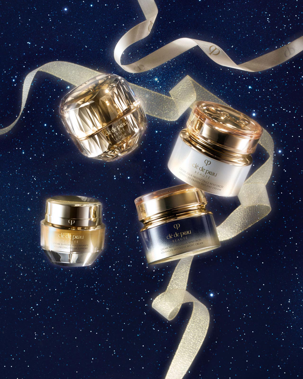 Photos of Clé de Peau Beauté’s exquisite creams.